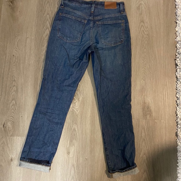 Madewell High Rise Slim Boy Jean - Picture 3 of 5